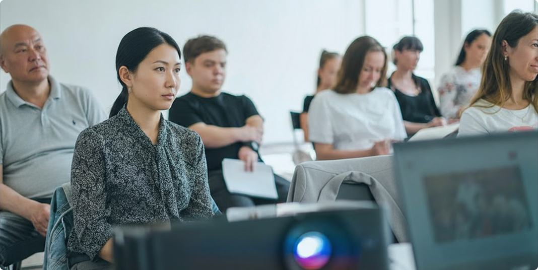 研修を受ける様子の画像