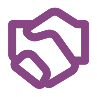 握手しているアイコン