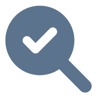 虫眼鏡のアイコン